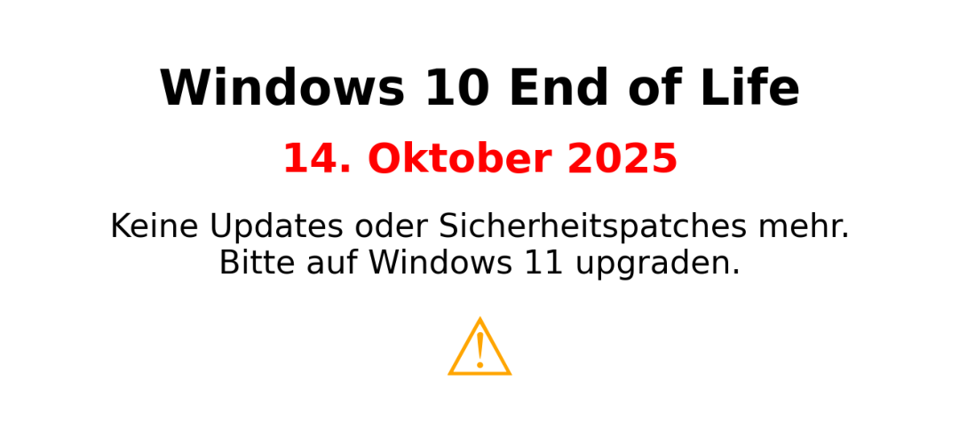 Windows 10 – end of live